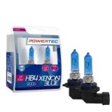 Set 2 Becuri Auto Powertec HB4 Xenon Blue 55W 6000K Iluminare LED