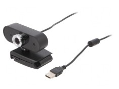 Webcam USB Full HD 1080p Neagră 1,45m