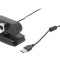 Webcam USB Full HD 1080p Neagră 1,45m