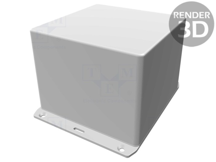 Carcasă universală ABS gri IP54