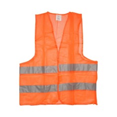 Vesta reflectorizanta, marime XXL, benzi de semnalizare, portocaliu