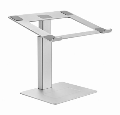 STAND GEMBIRD notebook 15.6&amp;quot;, reglare inaltime: 225-380mm, suporta greutate: 5Kg, tampon silicon, aluminiu, silver, &amp;quot;NBS-D1-02&amp;quot; foto