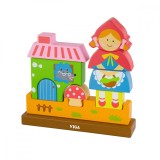 Puzzle magnetic, Viga, Scufita Rosie