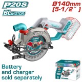 TOTAL - FIERASTRAU CIRCULAR DE MANA 20V -140MM (NU INCLUDE ACUMULATOR) PowerTool TopQuality