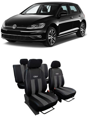 Huse scaune auto piele si textil VW GOLF VII (2012-2019) foto