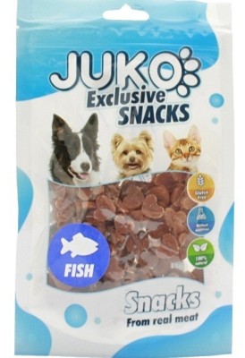 Snack inimioare &amp;amp; somon 70 g foto