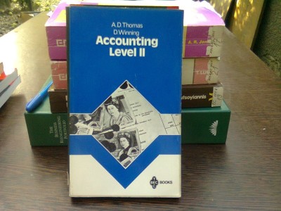 Accounting. Level 2 - A.D. Thomas (contabilitate, nivelul 2) foto