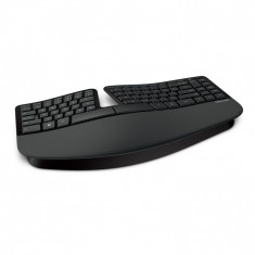 Kit Tastatura + Mouse Microsoft Sculpt Ergonomic Desktop, Wireless, Negru foto