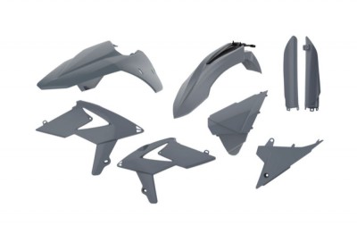 Kit plastice BETA RR 250 300 2T 350 400 450 4T 13-17 Gri Polisport foto