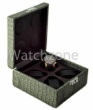 Cumpara ieftin RESIGILAT - Cutie organizare 4 ceasuri imprimeu crocodil LS-CL016, Watchbox