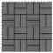 vidaXL Plăci de podea, 11 buc., gri, 30 x 30 cm, 1 mp, WPC