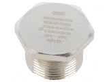 Capac de protecție M25 IP68 nichelat alamă