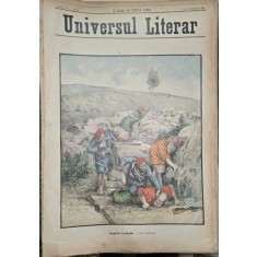 Revista Universul Literar nr.3/1898 pe coperta luptele din India