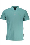 Cumpara ieftin Tricou polo barbati din bumbac cu logo verde M, Verde, M INTL, M (Z200: SIZE (3XSL --&gt;5XL)), Napapijri