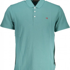 Tricou polo barbati din bumbac cu logo verde L, Verde, L INTL, L (Z200: SIZE(3XSL → 5XL))