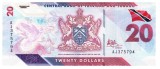 Bancnota Trinidad &amp; Tobago 20 Dolari, 2020, Polimer, Seria 375794