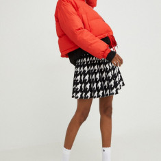 Answear Lab geaca femei, culoarea portocaliu, de iarna, oversize