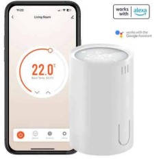 Termostat Smart NEX TECH? WiFi, Kit 8 bucati si HUB inteligent, Programabil 24/7, Usor de instalat, Compatibil cu Alexa, Google Home, SmartThings, Apl foto