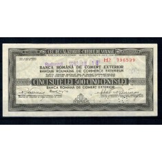 Romania 1983 - 500 lei, cec de calatorie