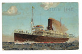 Carte postala Passenger ship 1915 - circulata A027