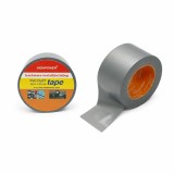 Banda adeziva Duct Tape PVC argintie 48mm x 30m pentru reparatii tevi HighPower