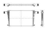 NRF 309121 Intercooler, compresor