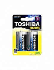 Baterie Toshiba Alkaline D R20 1,5V alcalina 2 Baterii / Set foto