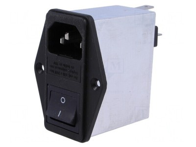 Conector Alimentare AC IEC 60320 10A 250VAC foto