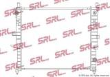 Radiator Mercedes M Class (W163) 98-05, motor: 3.2 V6, cu one oil cooler, 610x528x32, SRLine, Aluminiu/ Plastic brazat, 1635000003