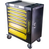 Topmaster 455555 - Dulap pentru scule 870x480x800 mm 7 compartimente scule incluse banc de lucru