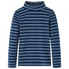 Tricou cu m&acirc;neci lungi pentru copii, bleumarin, 116, vidaXL