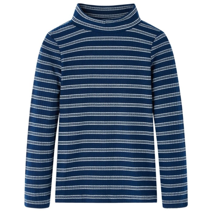 Tricou cu m&acirc;neci lungi pentru copii, bleumarin, 116