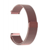 Bratara metalica Milano pentru Fitbit Blaze cu inchidere magnetica-Mărime L-Culoare Roz, Oem