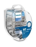 Set 2 becuri auto Philips H1 si W5W White Vision Ultra 12V 55W