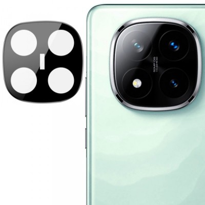 Folie de protectie Camera Spate Techsuit pentru Xiaomi Redmi Note 14 Pro+ 5G, Sticla Securizata, Neagra foto