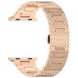 Curea pentru Apple Watch 1/2/3/4/5/6/7/8/9/SE/SE 2/Ultra/Ultra 2 (42/44/45/49mm) - Techsuit Watchband (W052) - Rose&nbsp;Gold