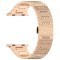 Curea pentru Apple Watch 1/2/3/4/5/6/7/8/9/SE/SE 2 (38/40/41mm) - Techsuit Watchband (W052) - Rose&nbsp;Gold