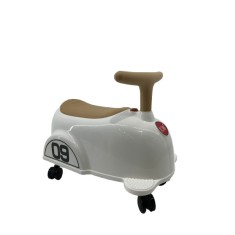 Masinuta premergator fara pedale, Kinderauto BabyCar, alb