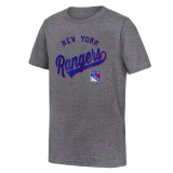 New York Rangers tricou de copii Classic Ss Triblend Tee - Dětsk&eacute; M (10 - 12 let)