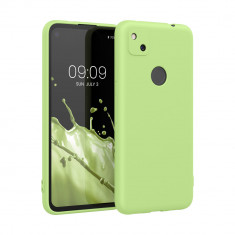 Husa pentru Google Pixel 4a, Silicon, Verde, 52357.214