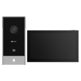 Kit videointerfon smart EZVIZ HP5 cu WiFi, monitor 7 inch si RFID