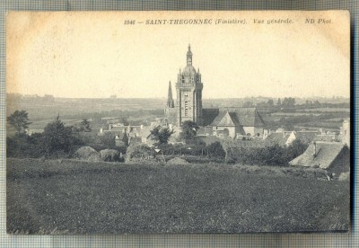 AD 136 C. P. VECHE -SAINT-THEGONNEC -VUE GENERALE -FRANTA -CIRCULATA1916 foto