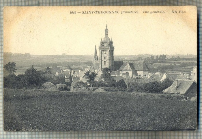 AD 136 C. P. VECHE -SAINT-THEGONNEC -VUE GENERALE -FRANTA -CIRCULATA1916