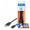 Cablu USB 2.0 plat- Micro USB B 2,00 m negru