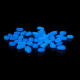 Pietricele fosforescente decorative glow albastre care lumineaza albastru pachet 500 grame, Oem