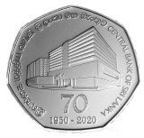 Sri Lanka 20 Rupees 2020 - (70th Anniversary of the Central Bank) KM-226 UNC !!!