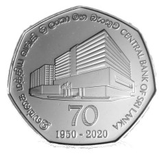 Sri Lanka 20 Rupees 2020 - (70th Anniversary of the Central Bank) KM-226 UNC !!! foto
