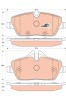 TRW GDB1870 COTEC set placute frana,frana disc
