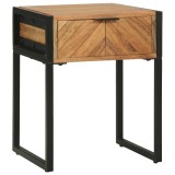 Cumpara ieftin Noptiera Maro 40 x 35 x 50 cm Lemn masiv de acacia si metal