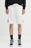 Adidas Originals pantaloni scurți Poly Short culoarea alb, JP1033